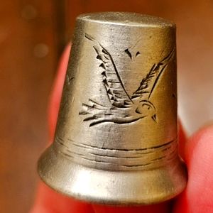Pewter thimble